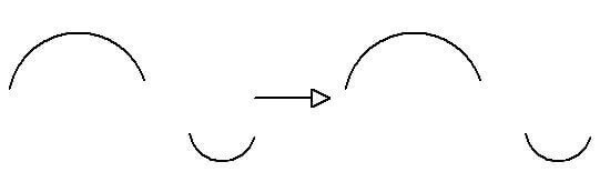 円弧連結の作図例2