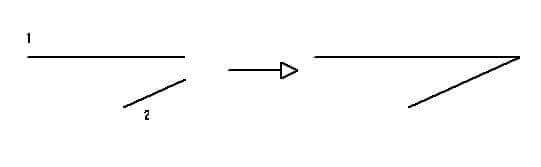 線連結の作図例1
