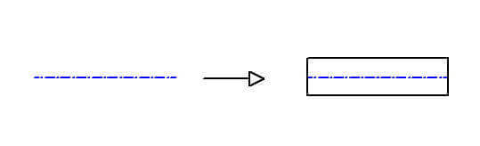 留線付両側複線の作図例